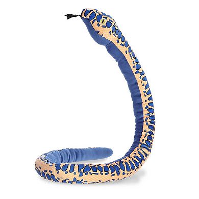 Aurora X-large Blue Snake 52" Kusheez Playful Stuffed Animal