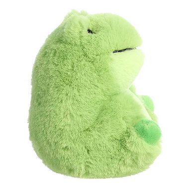 Aurora Mini Green Rolly Pet 5" Riberto Frog Round Stuffed Animal