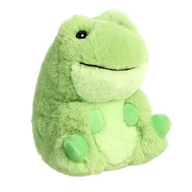 Aurora Mini Green Rolly Pet 5" Riberto Frog Round Stuffed Animal