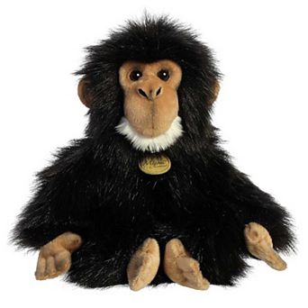Aurora Medium Black Miyoni 9.5" Chimpanzee Adorable Stuffed Animal