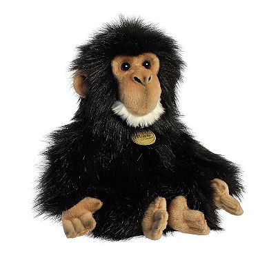 Aurora Medium Black Miyoni 9.5" Chimpanzee Adorable Stuffed Animal