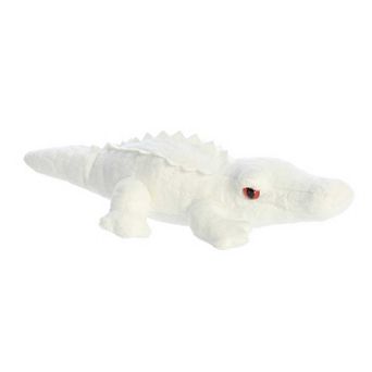 Aurora Small White Mini Flopsie 8" Albino Alligator Adorable Stuffed Animal