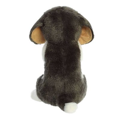 Aurora Medium White Miyoni Tots Sitting Pretty 9.5" Beagle Pup Adorable Stuffed Animal