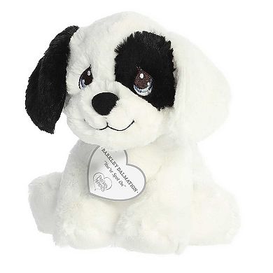 Aurora Small White Precious Moments 8.5" Barkley Dalmatian Inspirational Stuffed Animal