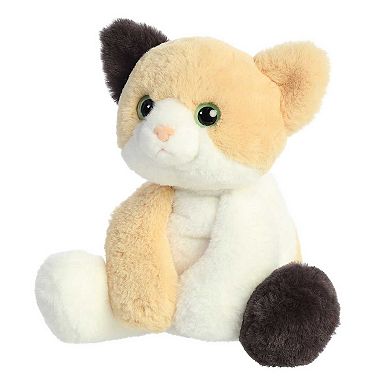 Aurora Medium White Flopsie 12" Callie Cat Adorable Stuffed Animal