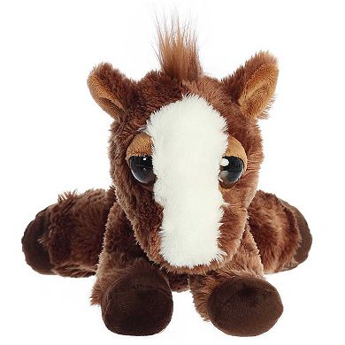Aurora Medium Brown Dreamy Eyes 10" Prancer Pony Enchanting Stuffed Animal