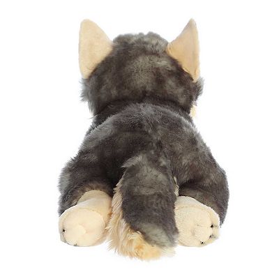 Aurora - Medium Gray Miyoni - 10.5" Wolf - Realistic Stuffed Animal