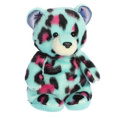 Aurora Small Blue Jammies 8" Cloudberry Leopard Vibrant Stuffed Animal