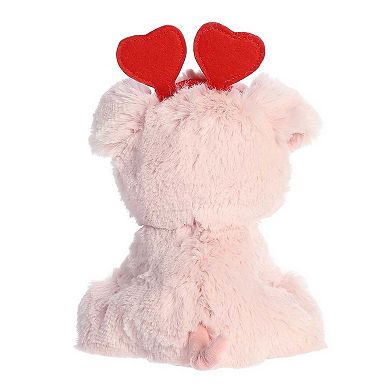 Aurora Small Pink Love On The Mind 6" Hog You Pig Heartwarming Stuffed Animal