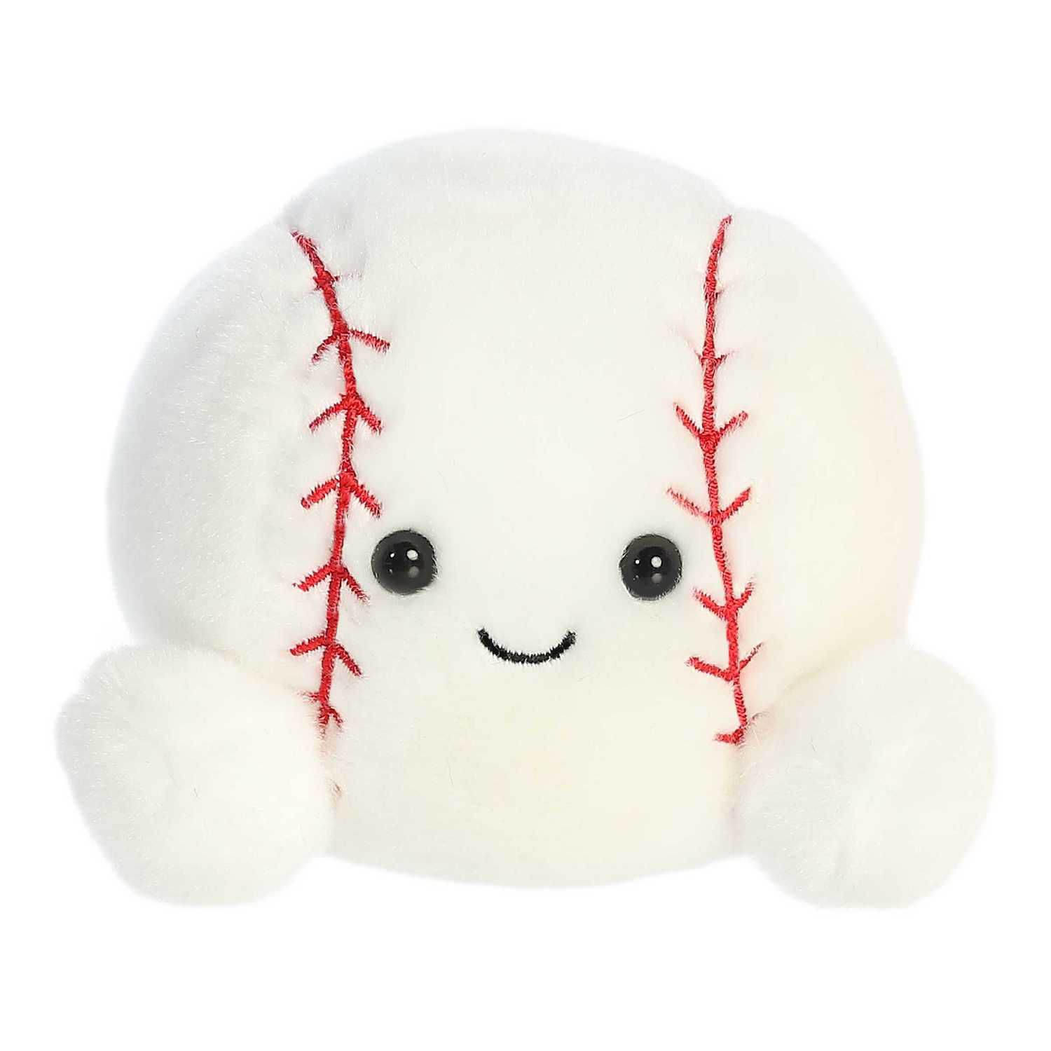Детские мягкие игрушки Aurora Mini White Palm Pals 5" Slugger Baseball Adorable Stuffed Animal