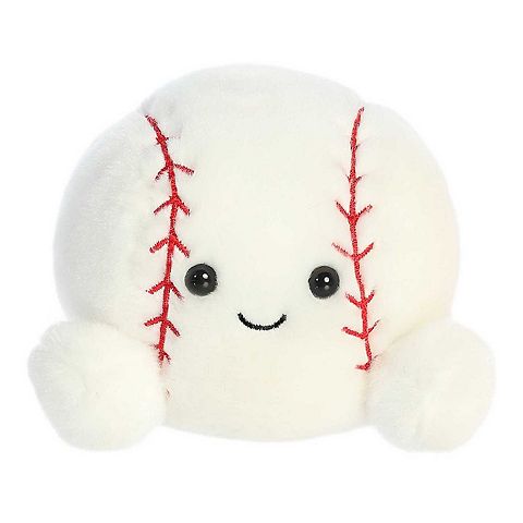 Детские мягкие игрушки Aurora Mini White Palm Pals 5" Slugger Baseball Adorable Stuffed Animal