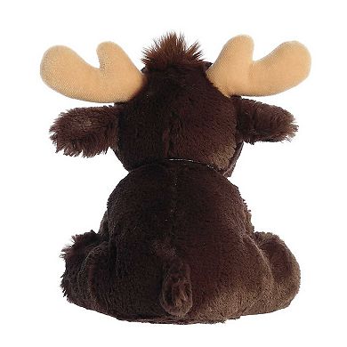 Aurora Small Brown Precious Moments 8.5" Miles Moose Inspirational Stuffed Animal