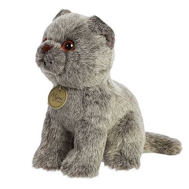 Aurora Small Gray Miyoni 9" Scottish Fold Adorable Stuffed Animal