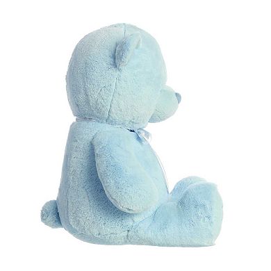 Ebba Large My First Teddy 28" Blue Adorable Baby Stuffed Animal
