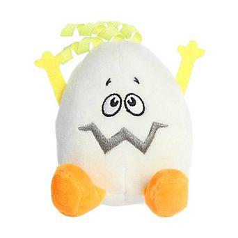 Aurora Mini White Eggspressions 3.5" Scrambled Egg Punny Stuffed Animal