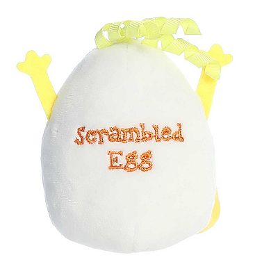 Aurora Mini White Eggspressions 3.5" Scrambled Egg Punny Stuffed Animal