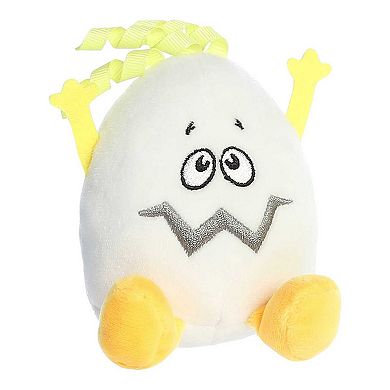 Aurora Mini White Eggspressions 3.5" Scrambled Egg Punny Stuffed Animal