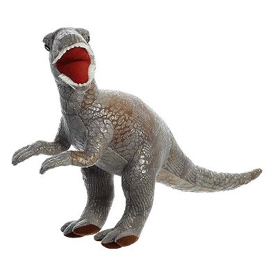 Aurora Medium Gray Dinos & Dragons 12" Velociraptor Ferocious Stuffed Animal