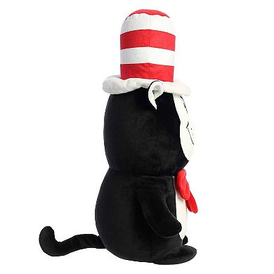Aurora Large Multicolor Dr. Seuss 20" Squishy Cat In The Hat Whimsical Stuffed Animal