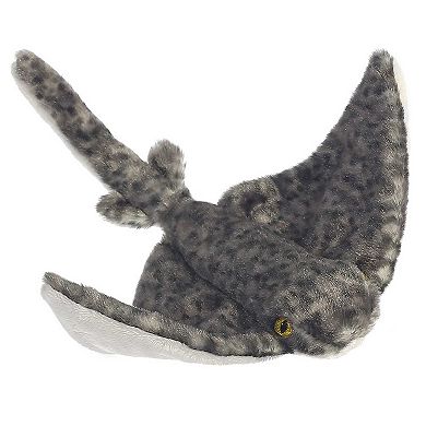 Aurora Small Gray Mini Flopsie 8" Sting Ray Adorable Stuffed Animal