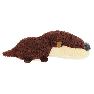 Aurora Medium Brown Schnozzles 11" Toby Otter Playful Stuffed Animal