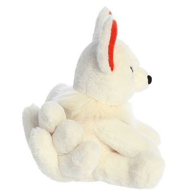 Aurora Medium White Fantasy 10.5" Kitsune Mysterious Stuffed Animal
