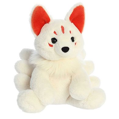 Aurora Medium White Fantasy 10.5" Kitsune Mysterious Stuffed Animal