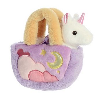Aurora Small White Fancy Pals 7" Pastel Clouds Fashionable Stuffed Animal