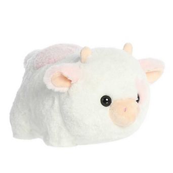 Aurora Medium White Spudsters 10" Moonique Strawberry Milk Cow Adorable Stuffed Animal