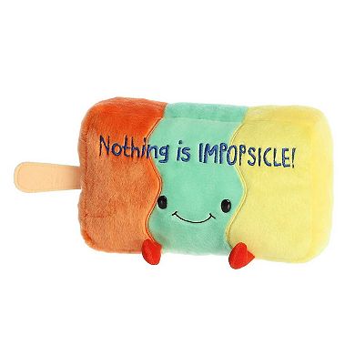 Aurora Large Multicolor Just Sayin' 13" Nothing Is Impopsicle Witty Stuffed Animal