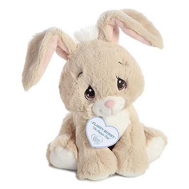Aurora Small Tan Precious Moments 8.5" Floppy Bunny Inspirational Stuffed Animal
