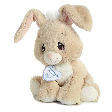 Aurora Small Tan Precious Moments 8.5" Floppy Bunny Inspirational Stuffed Animal