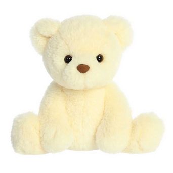 Aurora Small White Bear Gelato Bear 9" Vanilla Snuggly Stuffed Animal