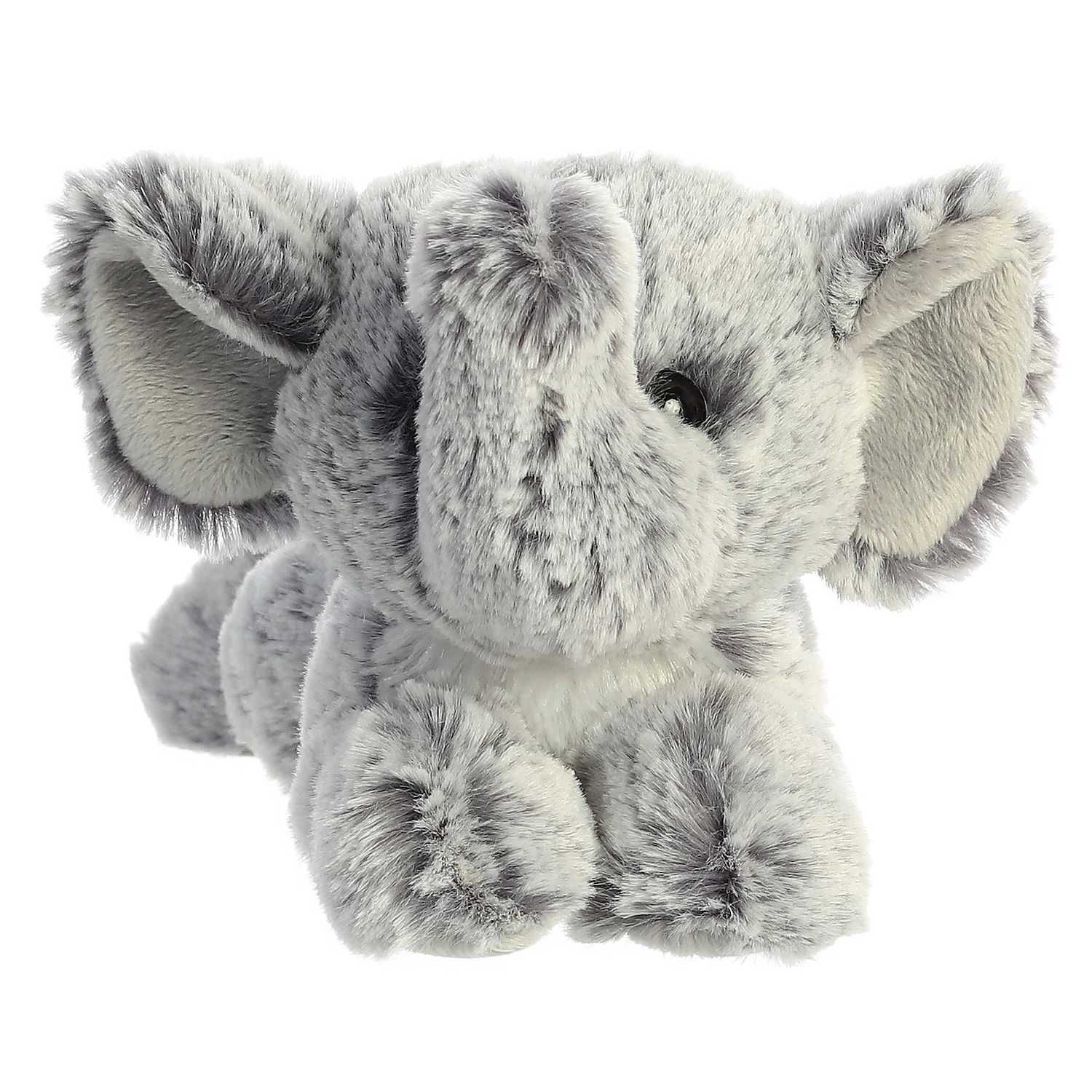 Aurora Mini Flopsie Elefant Plüschtier – 20cm, Grau, Kuschelig & Waschbar