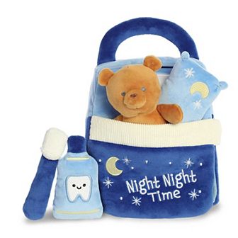 Ebba Small Multicolor Baby Talk 8.5" My Bedtime Routine Engaging Baby Stuffed Animal