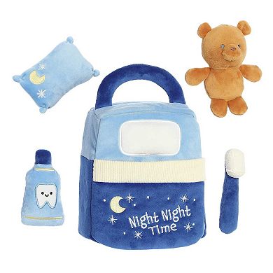 Ebba Small Multicolor Baby Talk 8.5" My Bedtime Routine Engaging Baby Stuffed Animal