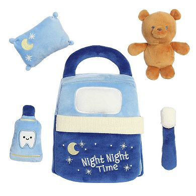Ebba Small Multicolor Baby Talk 8.5" My Bedtime Routine Engaging Baby Stuffed Animal