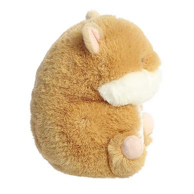 Aurora Mini Brown Rolly Pet 5" Frolic Hamster Round Stuffed Animal