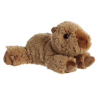 Aurora Small Brown Mini Flopsie 8" Charlie Capybara Adorable Stuffed Animal
