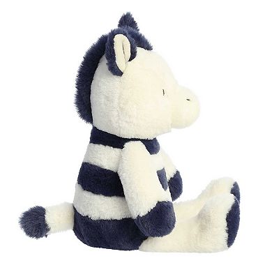 Ebba Large White Contemporary Jungle 13" Zipz Zebra Vibrant Baby Stuffed Animal