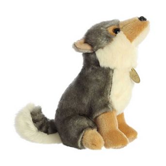 Aurora Medium Gray Miyoni 10" Wolf Adorable Stuffed Animal