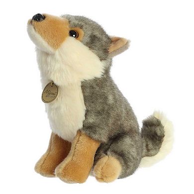 Aurora Medium Gray Miyoni 10" Wolf Adorable Stuffed Animal