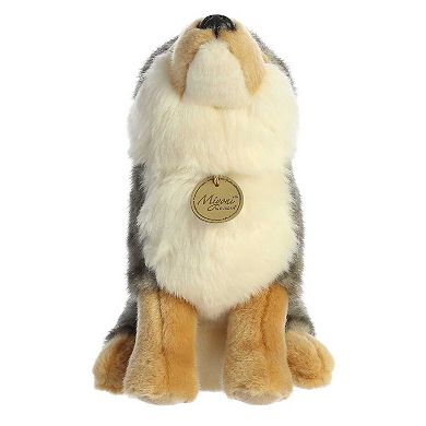 Aurora Medium Gray Miyoni 10" Wolf Adorable Stuffed Animal