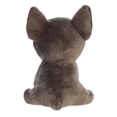 Aurora Small Gray Petites 7" Bonbon French Bulldog Expressive Stuffed Animal