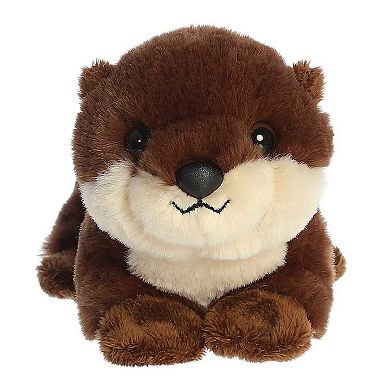 Aurora Small Brown Mini Flopsie 8" River Otter Pup Adorable Stuffed Animal