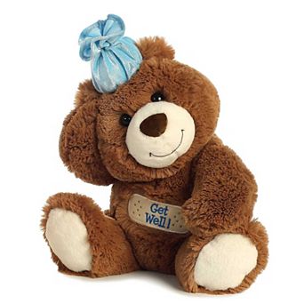 Aurora Medium Brown Bear 12" Get Well Bear Snuggly Stuffed Animal