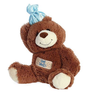 Aurora Medium Brown Bear 12" Get Well Bear Snuggly Stuffed Animal