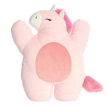 Aurora Large Pink Spongecakes 16" Pink Frosting Unicorn Squishy Stuffed Animal