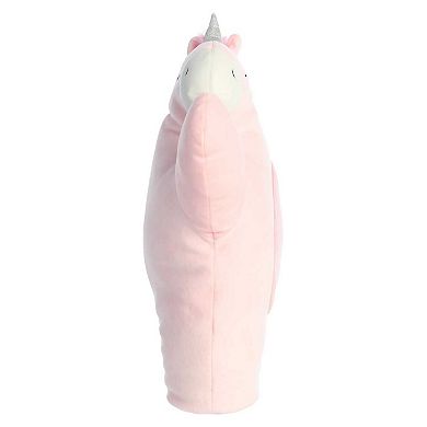 Aurora Large Pink Spongecakes 16" Pink Frosting Unicorn Squishy Stuffed Animal