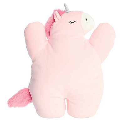 Aurora Large Pink Spongecakes 16" Pink Frosting Unicorn Squishy Stuffed Animal